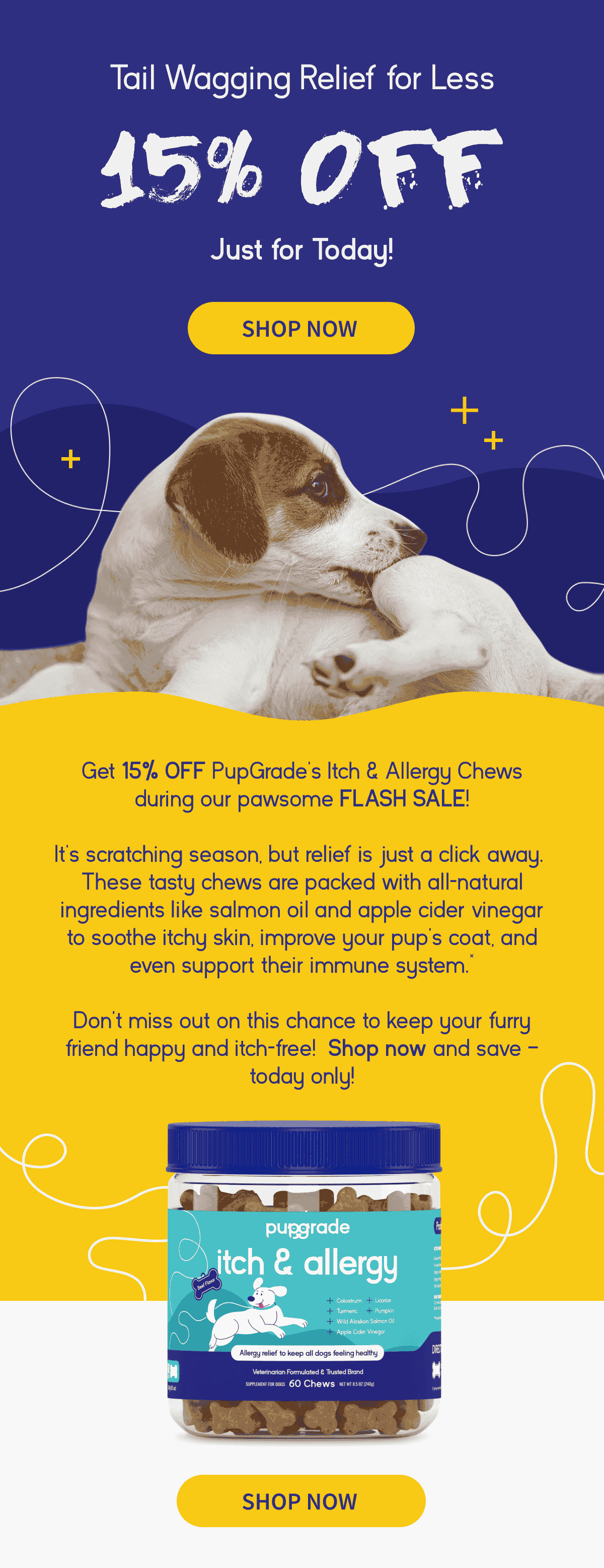 15% OFF Itch & Allergy Chews!