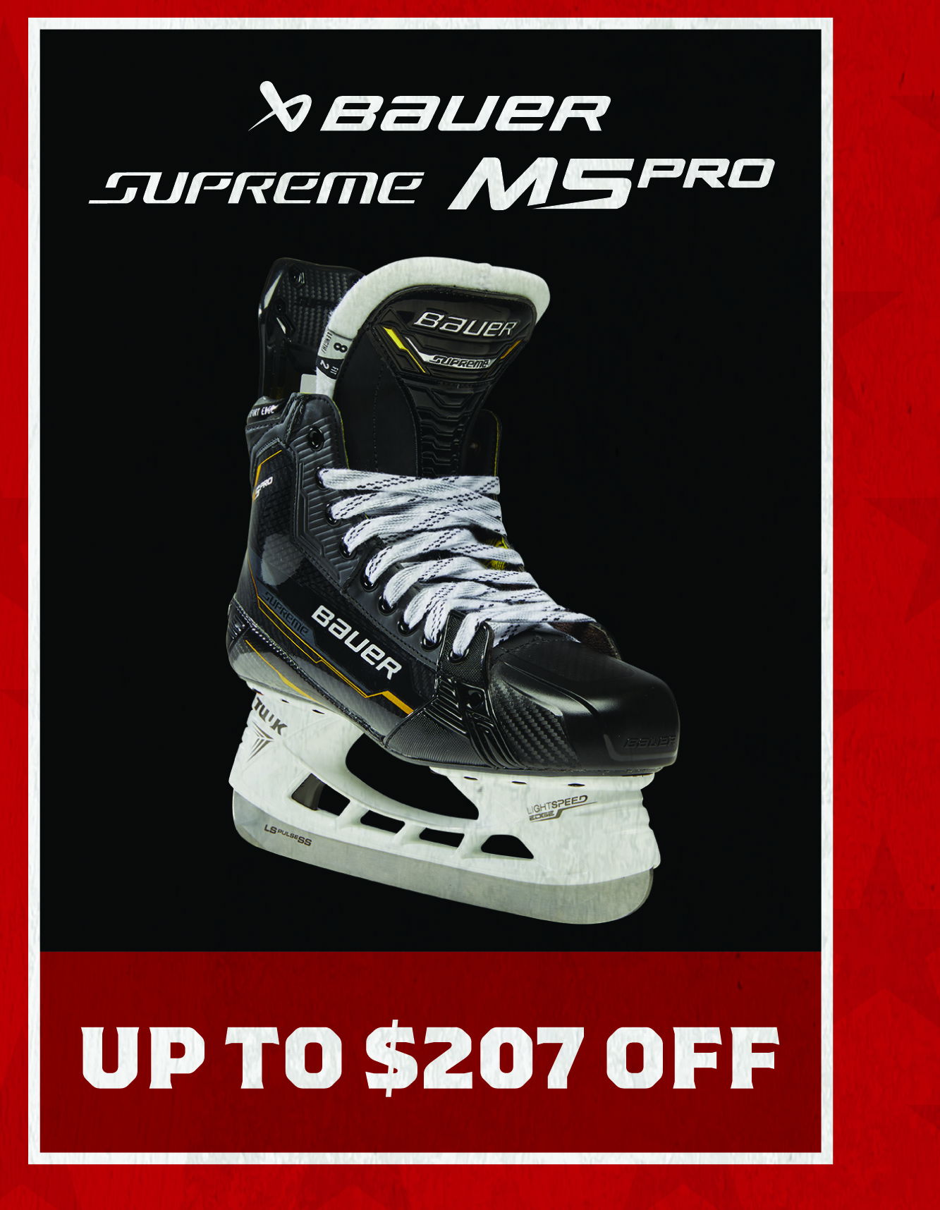 Save On Bauer Supreme M5 Pro Skates