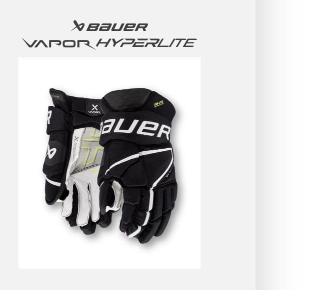 Shop Bauer Vapor HyperLite Gloves