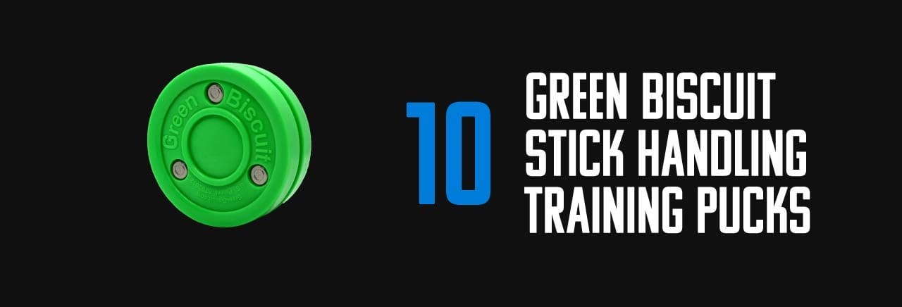 Shop Green Biscuit Stick Handling Training Pucks