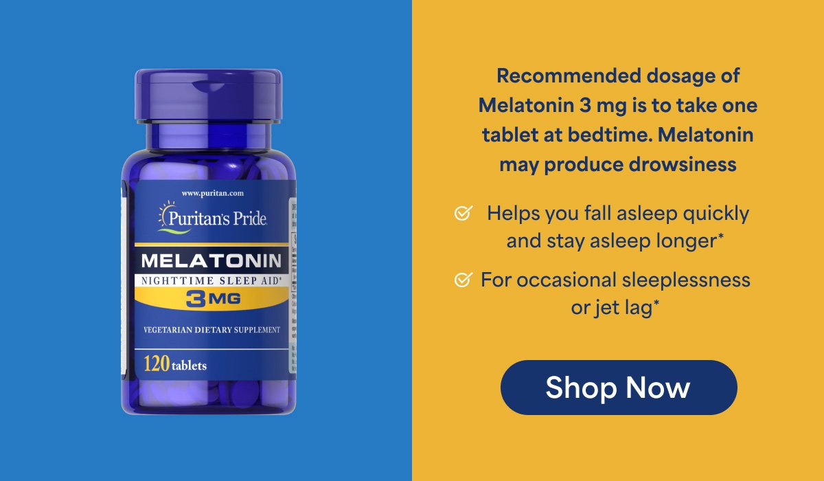 Melatonin 3mg.