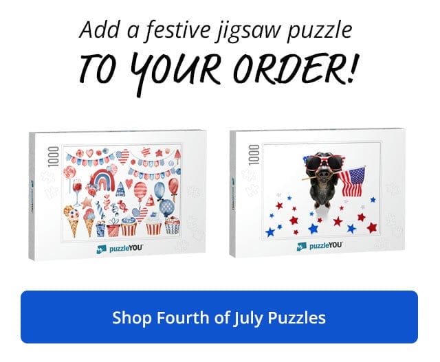 Shop Fourth of July Puzzles | Jigsaw Puzzle Collections: Add a festive jigsaw puzzle to your order!