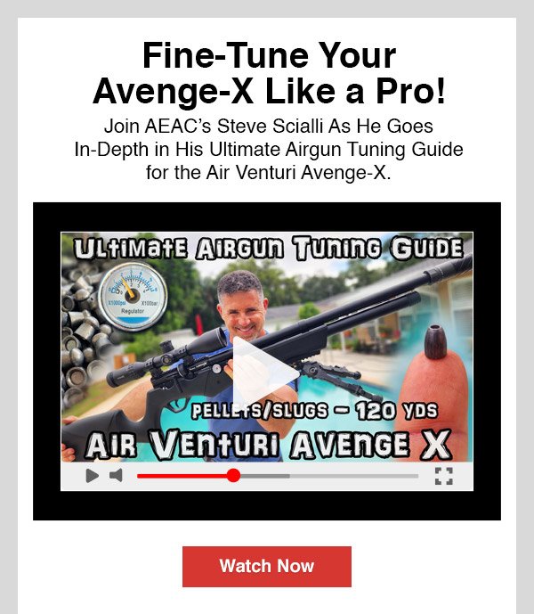 Fine Tune Your Avenge-X Like a Pro with Steve Scialli from AEAC!