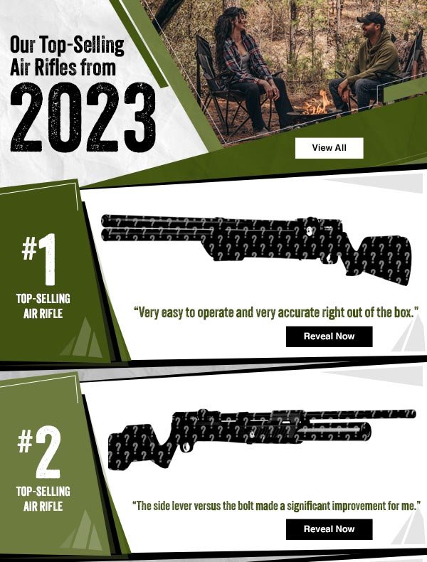 Our Top-Selling Air Rifles from 2023!