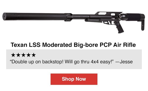 AirForce Texan LSS Moderated Big-bore PCP Air Rifle