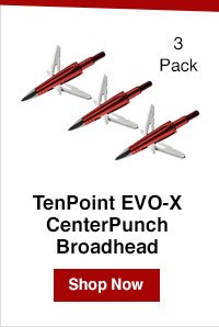 TenPoint EVO-X CenterPunch Broadhead, 3 Pack