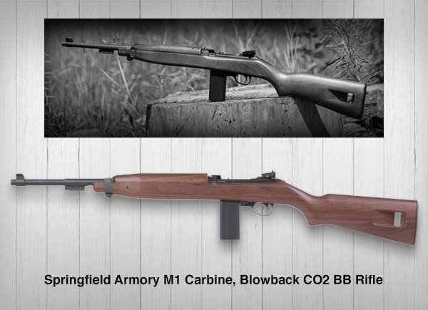 Springfield Armory M1 Carbine, Blowback CO2 .177cal BB Rifle