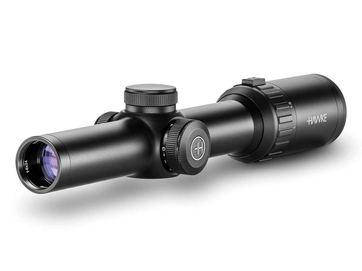 Hawke Vantage 30 WA 1-8x24, L4A Fiber Dot Illuminated Reticle, 30mm Mono-Tube