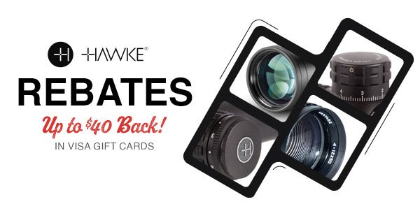 Get up to \\$40 Back with Hawke Optics Rebates!