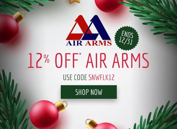 12% Off Air Arms with Code SNWFLK12