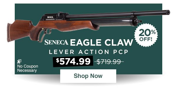 Seneca Eagle Claw, Lever Action PCP Air Rifle