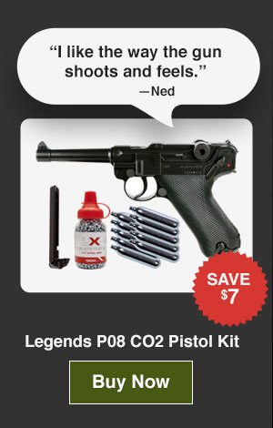 Legends P08 CO2 Pistol Kit