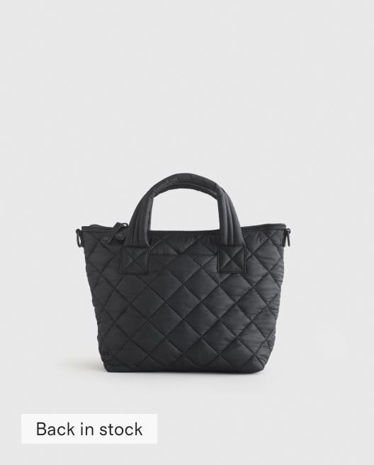 Transit Quilted Small Crossbody Tote