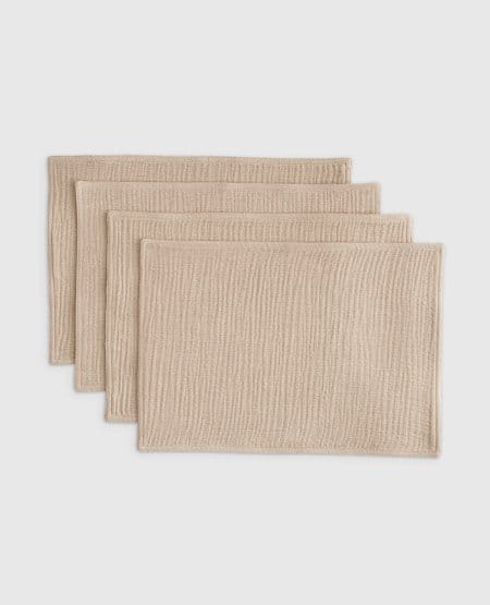 Organic Airy Gauze Placemats (Set of 4)