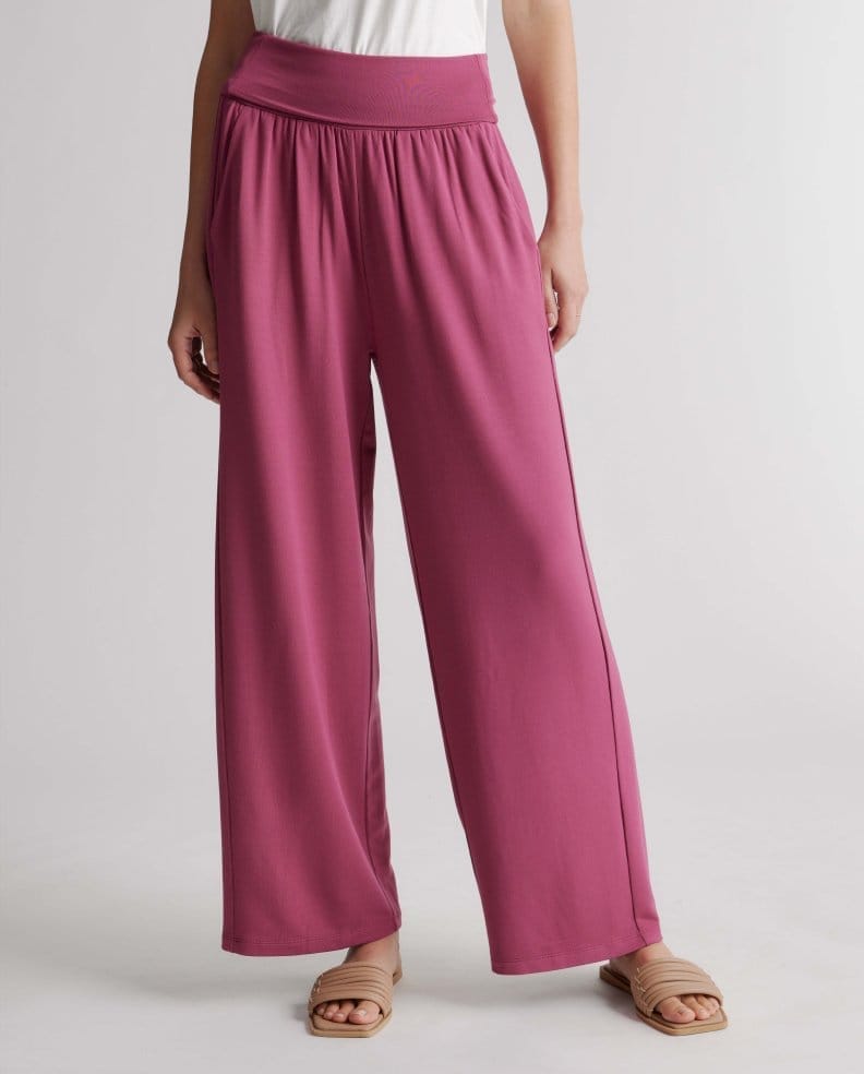 French Terry Modal Wide Leg Pant