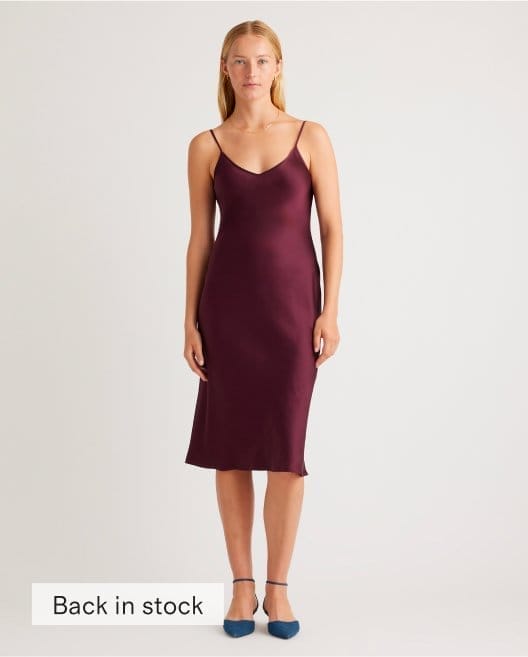 100% Washable Silk Slip Dress