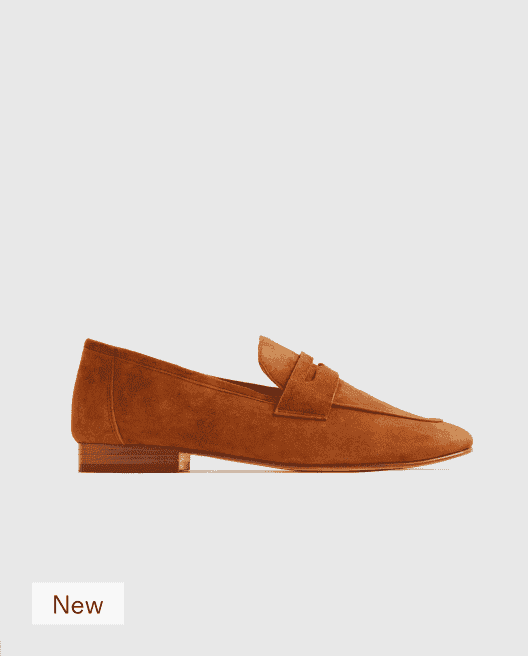 Italian Suede Penny Loafer