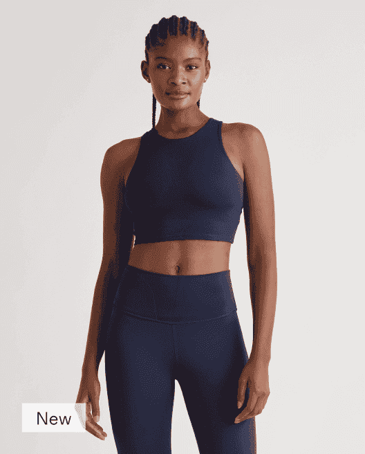 Ultra-Form High-Neck Cropped Tank