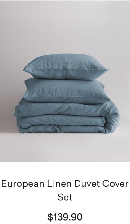 European Linen Duvet Cover Set