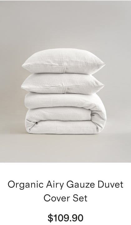 Organic Airy Gauze Duvet Cover Set