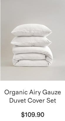 Organic Airy Gauze Duvet Cover Set