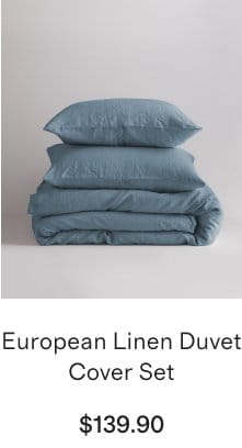 European Linen Duvet Cover Set