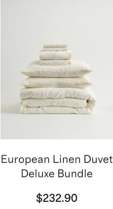 European Linen Duvet Deluxe Bundle