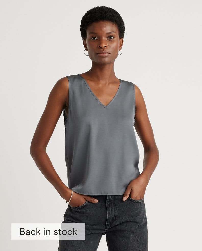 Washable Stretch Silk Tank