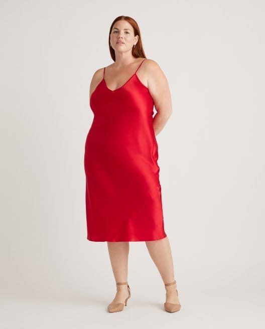 100% Washable Silk Slip Dress