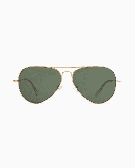 Halston Polarized Stainless Steel Aviator Sunglasses