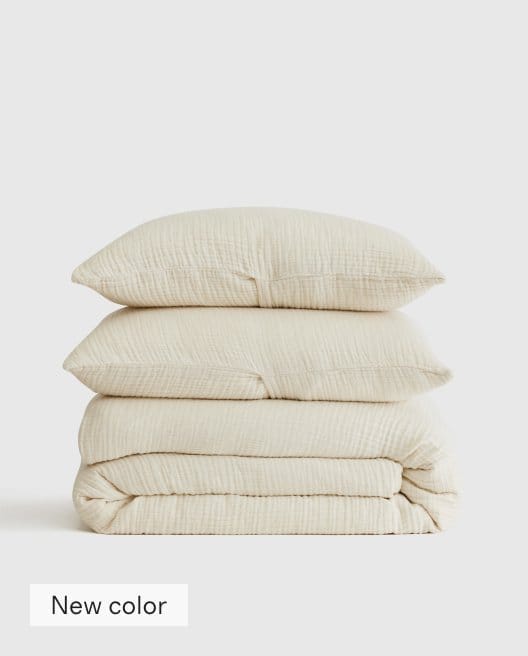 Organic Airy Gauze Duvet Cover Set