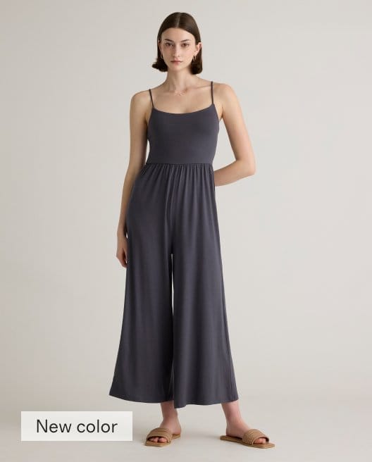 Tencel Jersey Wide Leg Jumpsuit