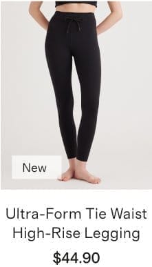 Ultra-Form Tie Waist High-Rise Legging