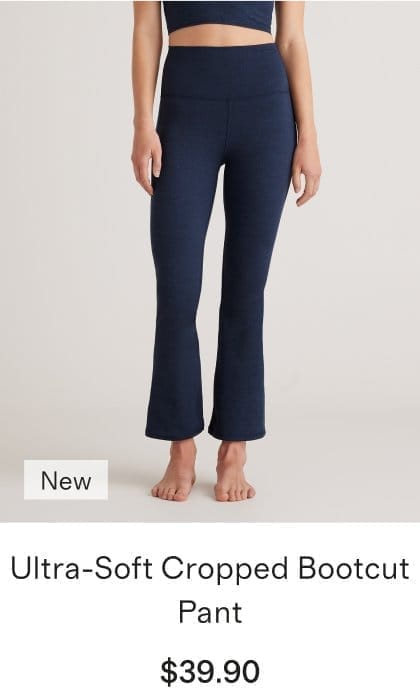 Ultra-Soft Cropped Bootcut Pant