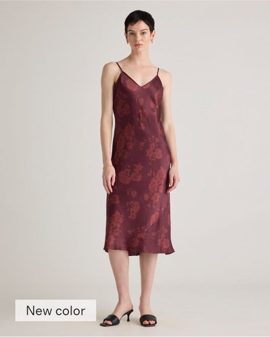 100% Washable Silk Slip Dress