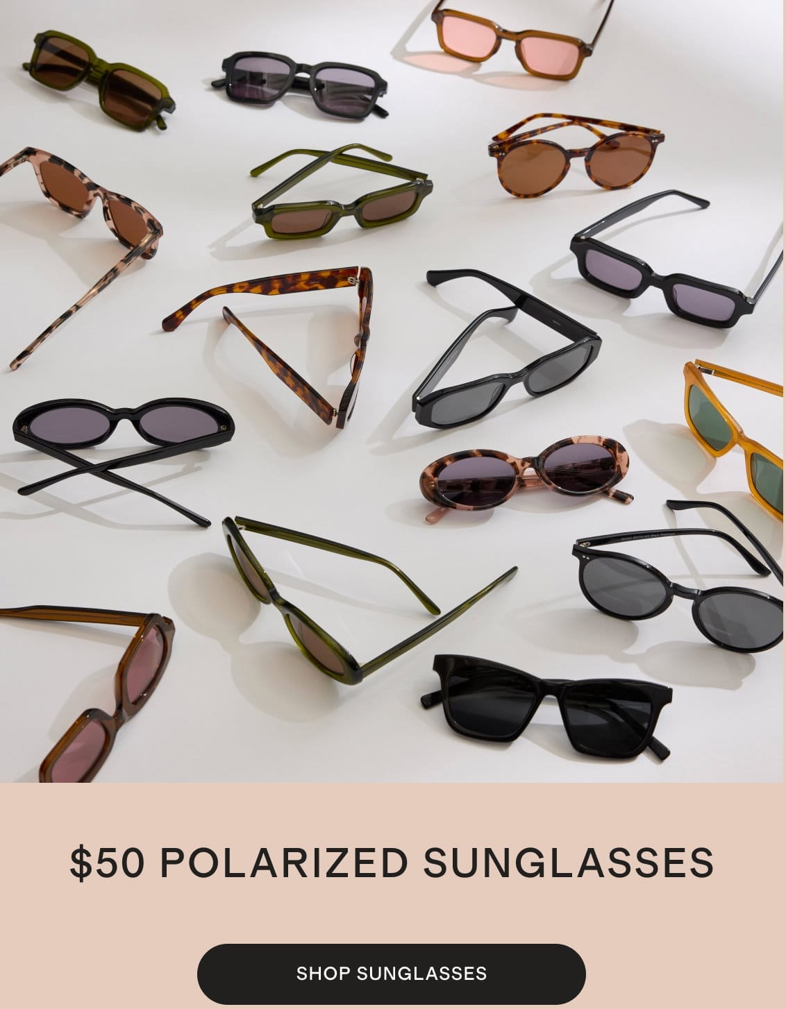 \\$50 POLARIZED SUNGLASSES