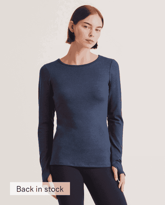 Ultra-Soft Fitted Long Sleeve Top