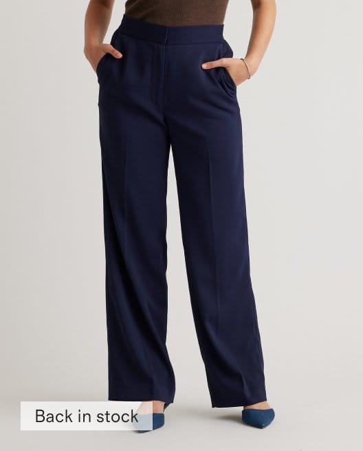 Stretch Crepe Classic Trouser Pant