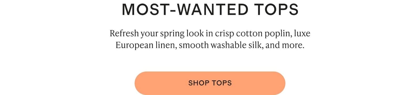 MOST-WANTED TOPS