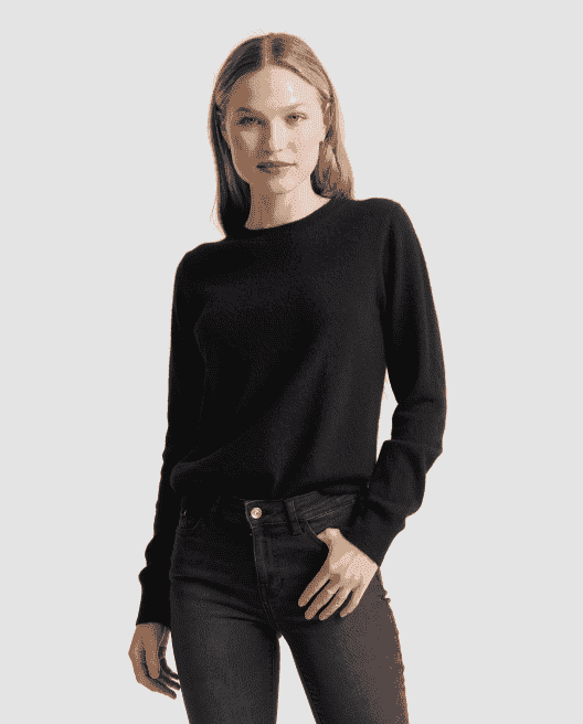 Mongolian Cashmere Crewneck Sweater