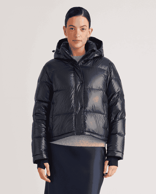 Responsible Down Cropped Puffer Jacket