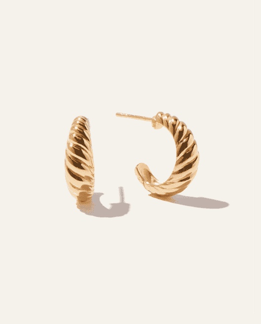 Croissant Hoop Earrings