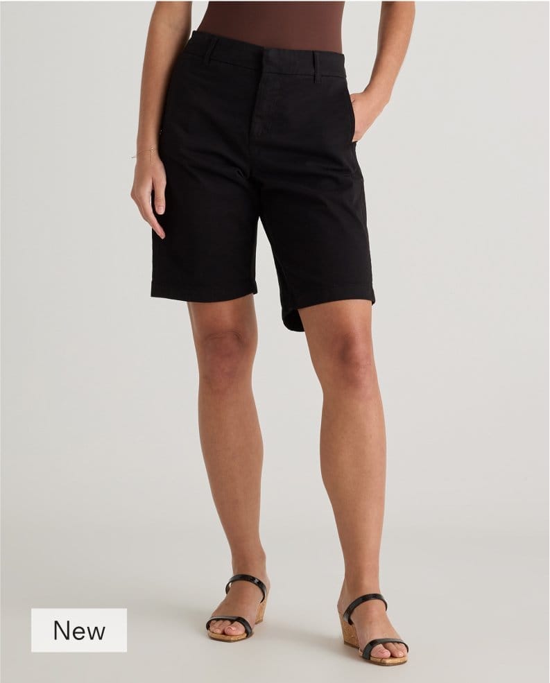 Organic Stretch Cotton Chino Bermuda Short