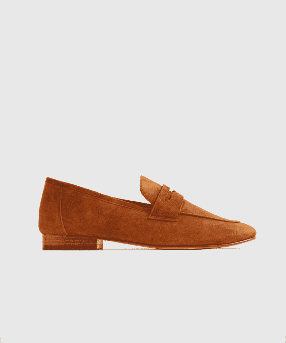 Italian Suede Penny Loafer