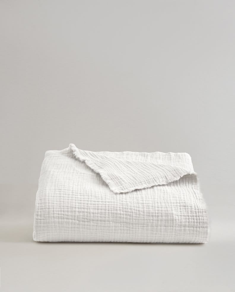 Organic Airy Gauze Throw