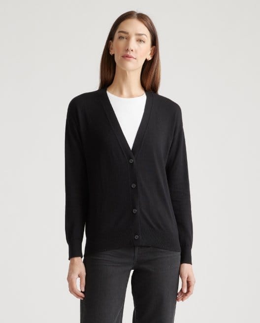 Lightweight Cotton Cashmere Cardigan