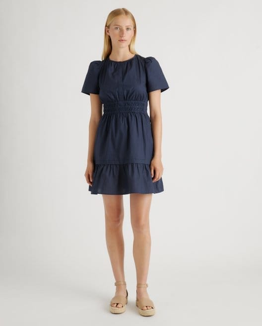 100% Organic Cotton Tiered Mini Dress