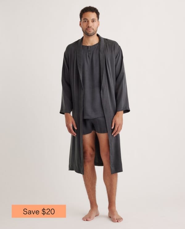 100% Washable Silk Robe