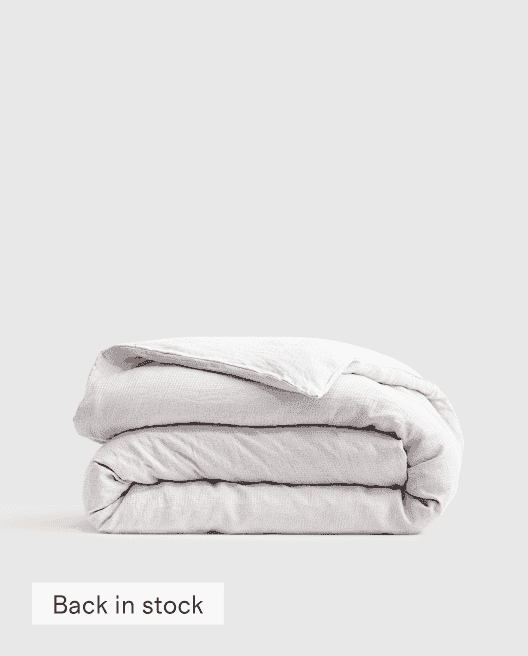 European Linen Waffle Duvet Cover