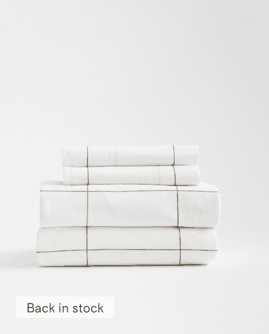 Classic Organic Percale Sheet Set